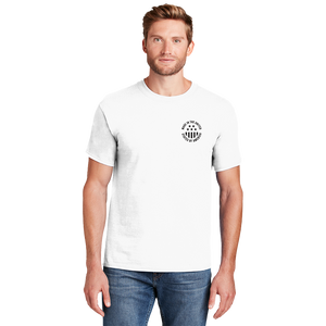 Hanes® Beefy-T® - 100% Cotton T-Shirt#- Rugged Flag