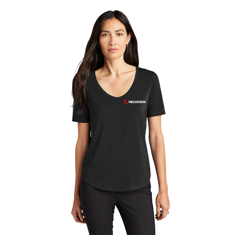 MERCER + METTLE Women's Stretch Jersey Relaxed Scoop