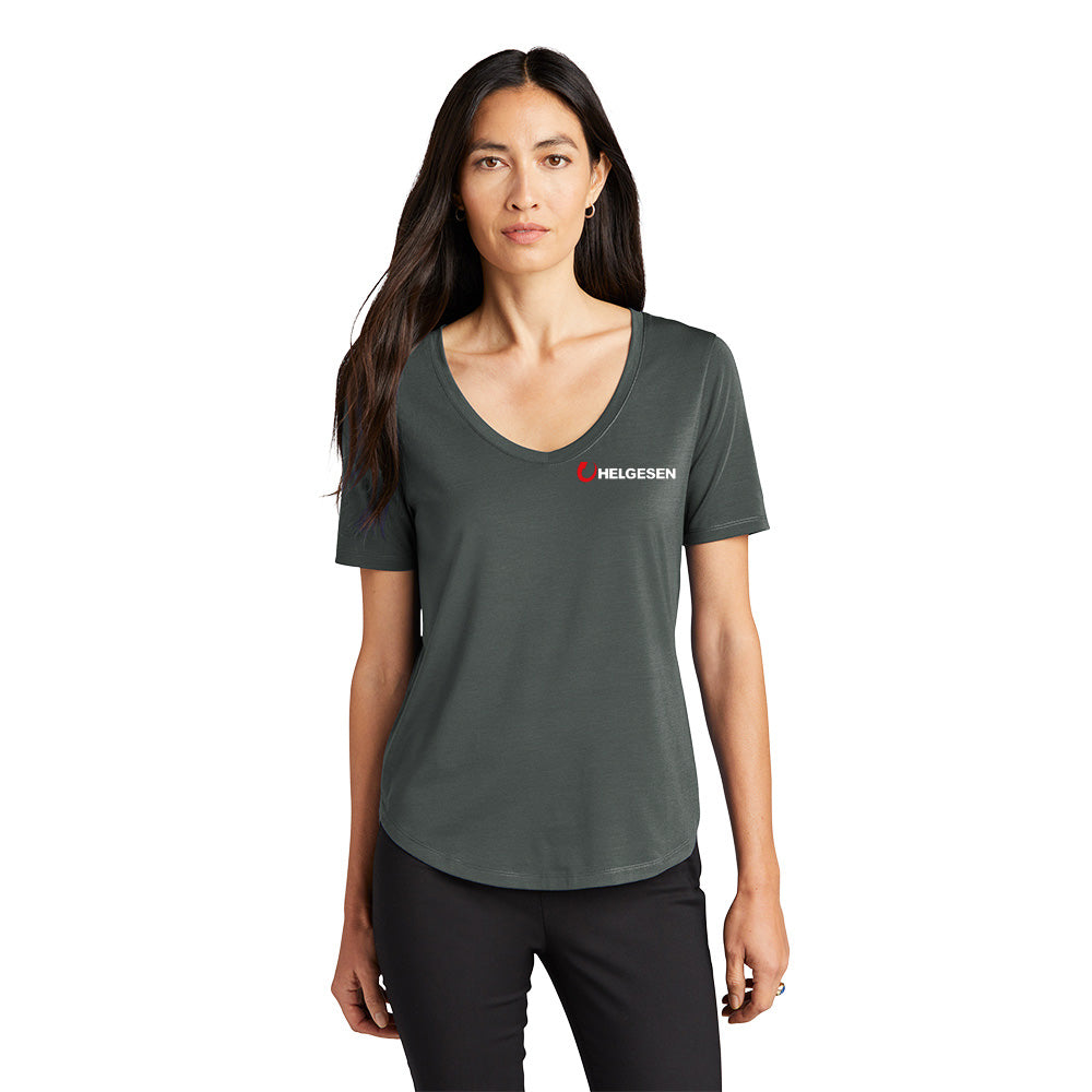 MERCER + METTLE Women's Stretch Jersey Relaxed Scoop