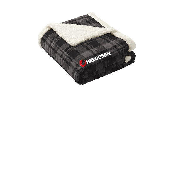 Port Authority Flannel Sherpa Blanket